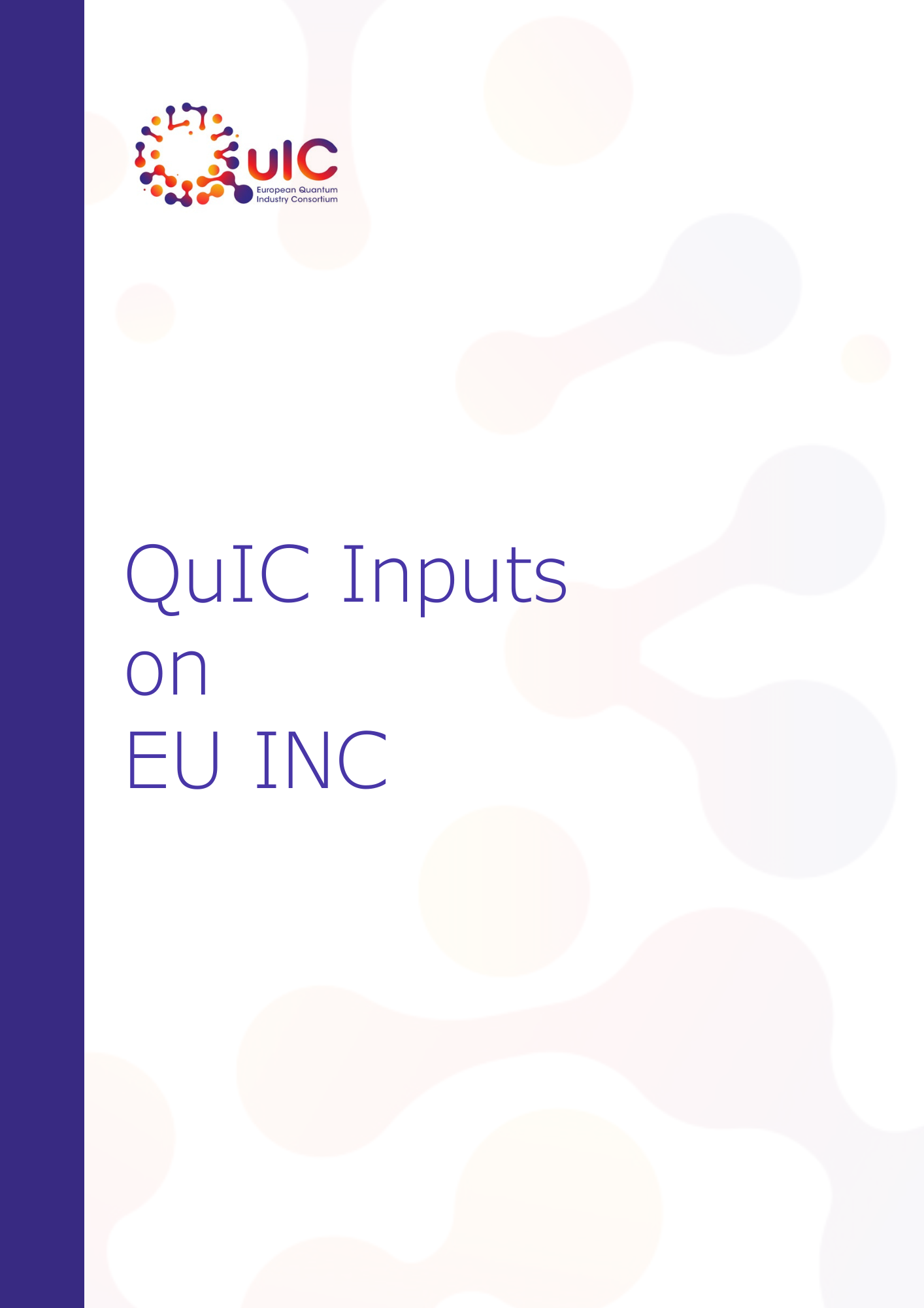 QuIC Inputs on EU Inc. | Building a Stronger Framework for European Innovation