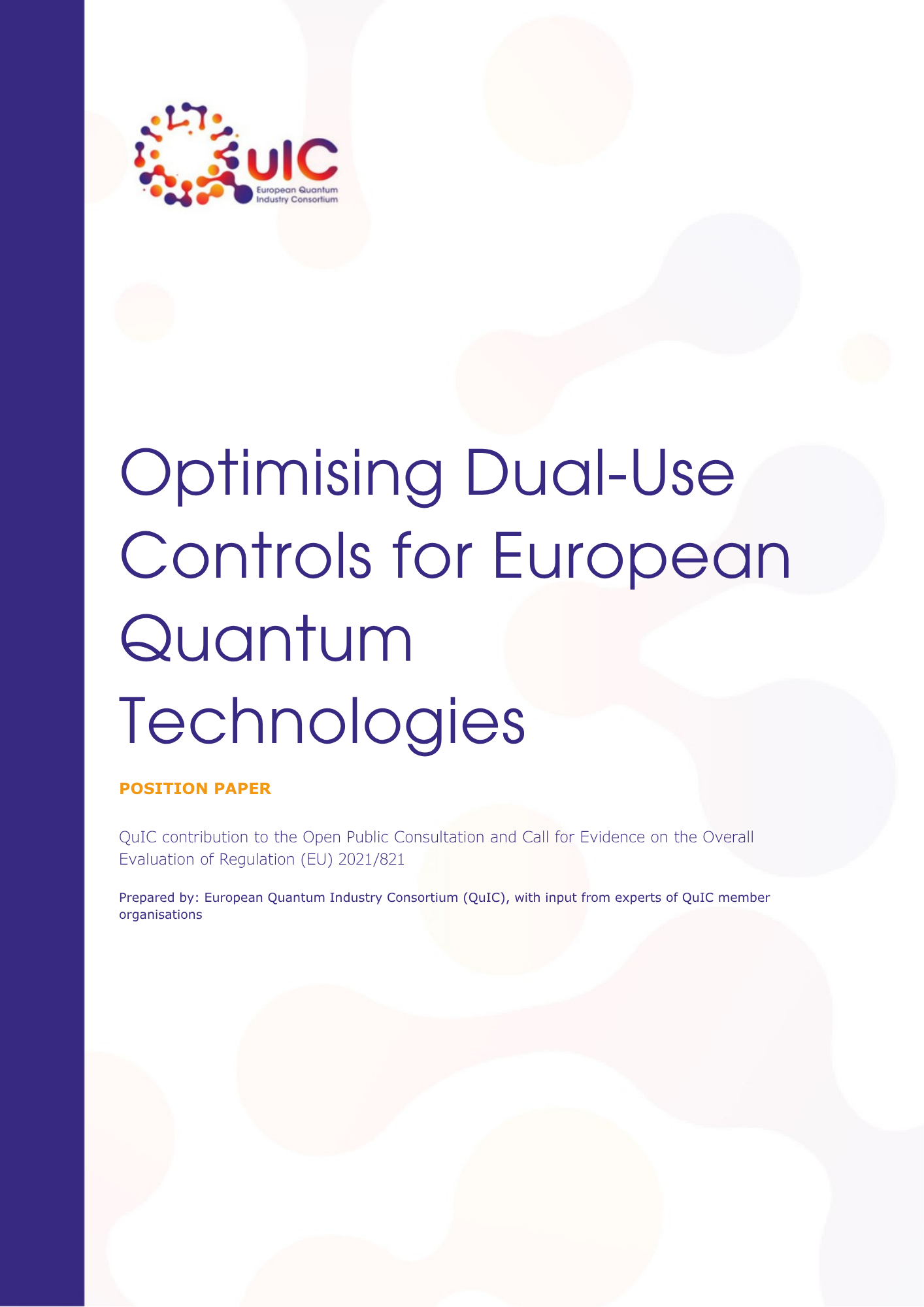 Optimising Dual-Use Controls for European Quantum Technologies